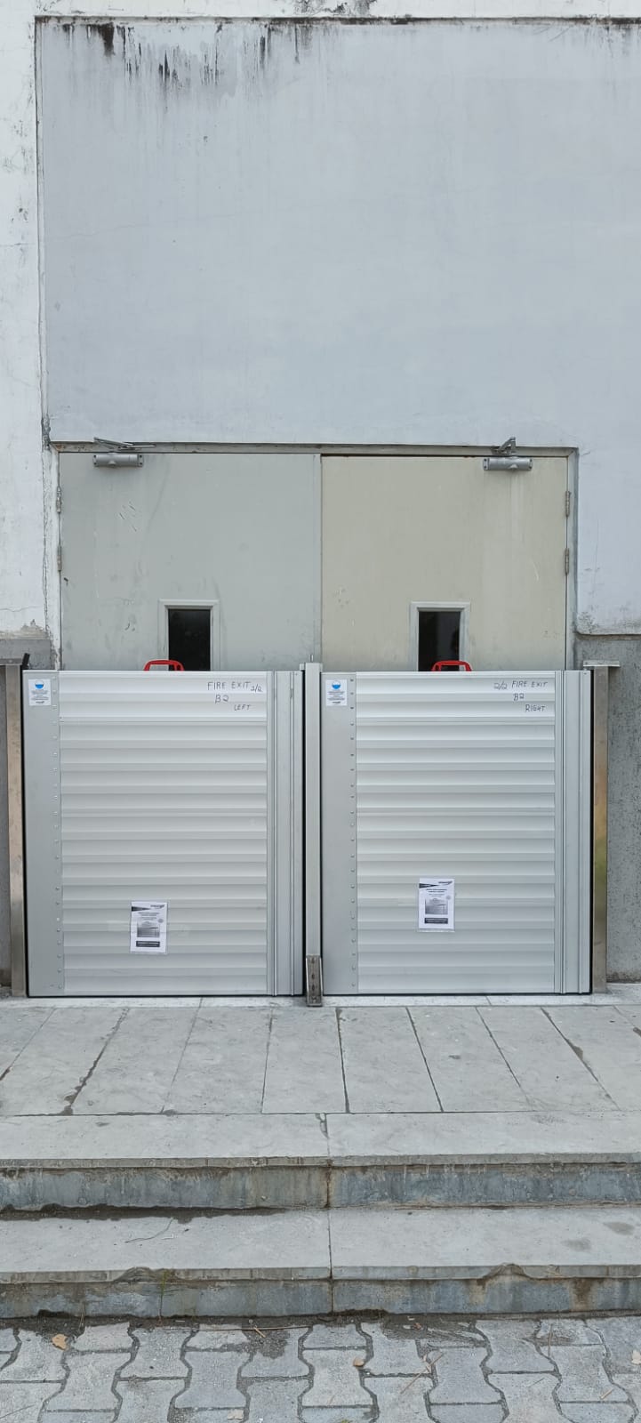 Full width installation view